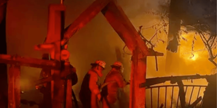 Detenido en Guadalupe hoy provoca incendio