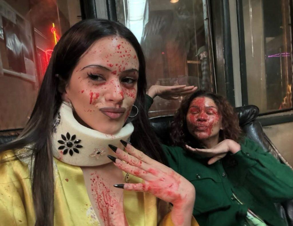Zendaya y Rosalía en Euphoria