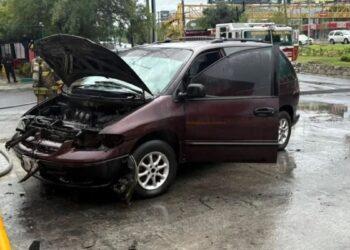 camioneta incendio